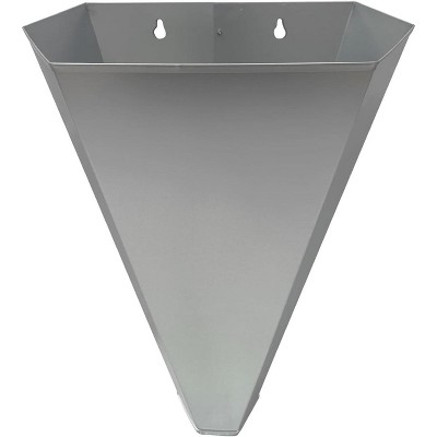 Acekool Galvanized Poultry Cone - Flat-Back Restraint for Chickens & Turkeys
