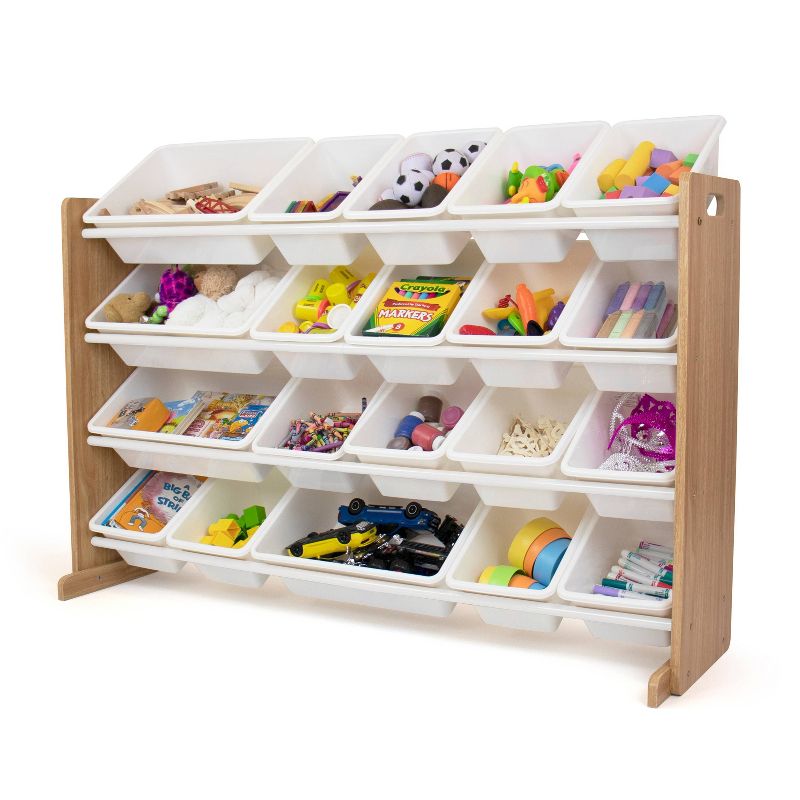 Journey Extra Large Kids&#39; Toy Storage Organizer with 20 Storage Bins Natural/White - Humble Crew, 4 of 7