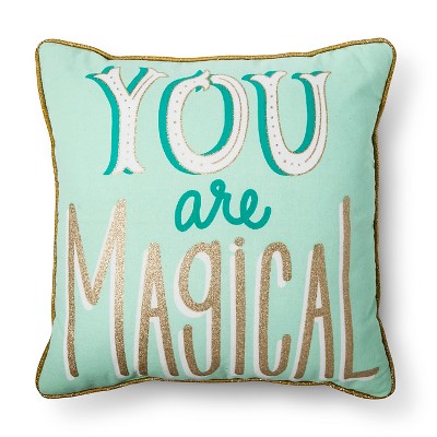 mint accent pillows