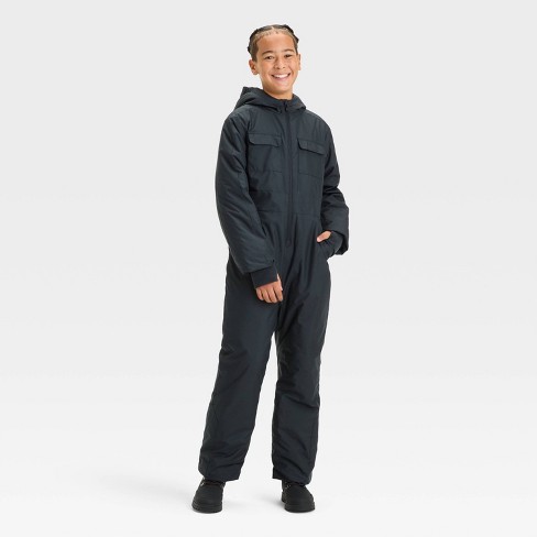 Boys' Solid Snow Suit - All In Motion™ Black - image 1 of 3