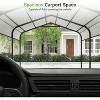 Real Relax Metal Carport, Heavy Duty Car Port, All-Weather Outdoor Storage Trucks, Boats, Cars, Galvanized Steel Roof, Vertical Stripe Design - 2 of 4