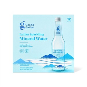 Sparkling Italian Mineral Water - 12pk/12 fl oz Cans - Good & Gather™ - 1 of 4