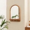 MH London Dante 29" x 20" Solid Wood Wall Mounted Accent Mirror - 3 of 4