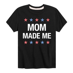 Boys' - Instant Message - Matching 4Th Shirts Mom Made Me Short Sleeve Graphic T-Shirt - 1 of 4