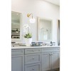 Elegant Lighting Pierce 1 light Brass and Clear seeded glass wall sconce - 2 of 4