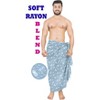 HAPPY BAY Men's Sarong Beach Wrap Pareo Aloha One Size Palm Tree Blue - 2 of 4