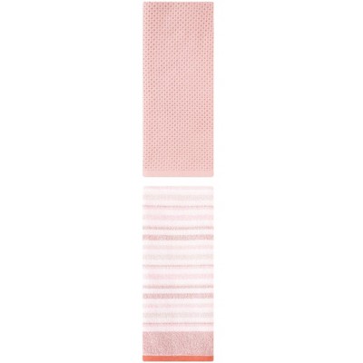 REGALWOVEN Bathroom Hand Towels Cotton Soft Absorbent Towel Set 13" x 30"/13" x 27" 2 Pcs