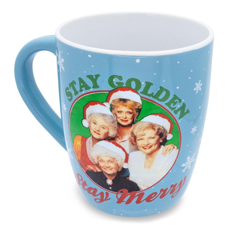 Silver Buffalo The Golden Girls "Stay Golden Stay Merry" Ceramic Coffee Mug | Holds 25 Ounces, 2 of 7