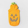 Jack-O'-Lantern Pumpkin Reflective Halloween Hoodie Dog and Cat Costume - Boots & Barkley™ - 2 of 4