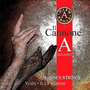 Larsen Strings Il Cannone Soloist Warm and Broad Violin A String 4/4 Size Aluminum Wound, Medium Gauge, Ball End - 1 of 1