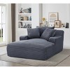 NicBex Couches for Living Room 66.1" Oversized Chaise Lounge Chair Corduroy Upholstered Sofa Sleeper Chair with Full Foam Cushioning - 2 of 4