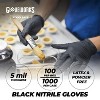 GLOVEWORKS Black Nitrile Gloves - Medium Duty, Industrial Grade - Great for Automotive Detailing, Food Service, Hospitality, and Household Cleaning - 2 of 4