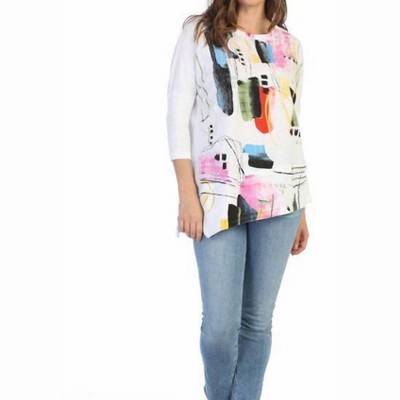 Women's Dreaming Mineral Washed Dolman Sleeve Cotton Top - Jess & Jane
