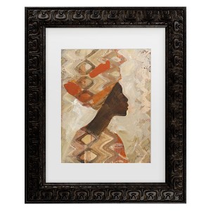 Trademark Fine Art - Albena Hristova African Beauty I Matted Framed Art - 1 of 4