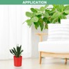 Unique Bargains Plastic Modern Design Plant Pot Round 8 Pcs - 4 of 4