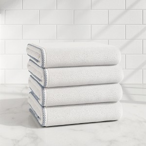 Boho Border Cotton Quick-Dry Towel Set - Great Bay Home - 1 of 4