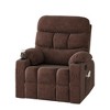 MAYEERTY Chocolate Oversized Recliner Chair Spacious Design for Large Big Tall Adults Fits Living Room - 4 of 4