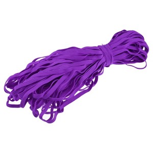 Unique Bargains Flat Elastic Band for Sewing Braided Stretch Strap Cord Rope for Wigs Craft DIY - 1 of 3