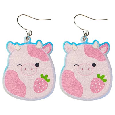Squishmallows Reshma Large Earrings Gift Set - Hypoallergenic Nickel-Free for Girls 8+