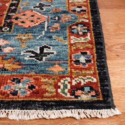 Farmerville Hand-Knotted Wool Oriental Rug, Red, 9' x 12'