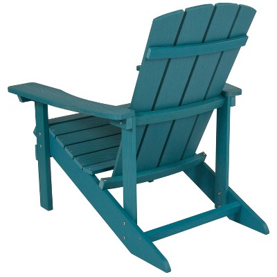 Sea Foam All-Weather Poly Resin Adirondack Chair Set