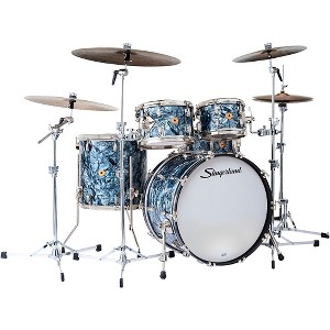 Slingerland Radio King 5-Piece Shell Pack With 22" Bass Drum & Snare Drum Black Diamond Pearl - 1 of 4