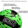 Xcello Sports Volleyball 6 Pack with pump ASST-5 (Green/Blue Lightning) - 3 of 4
