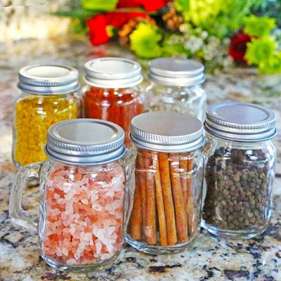 Amici Home Ice Cream Color Lid 16 Oz Glass Mason Jars With Reusable Straws,  Set Of 3,pink Lid : Target