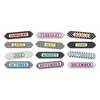 Ashley Productions® Magnetic Die-Cut Timesavers & Labels, Months of the Year, Black and White Assorted Patterns, 12 Per Pack, 3 Packs - 2 of 3