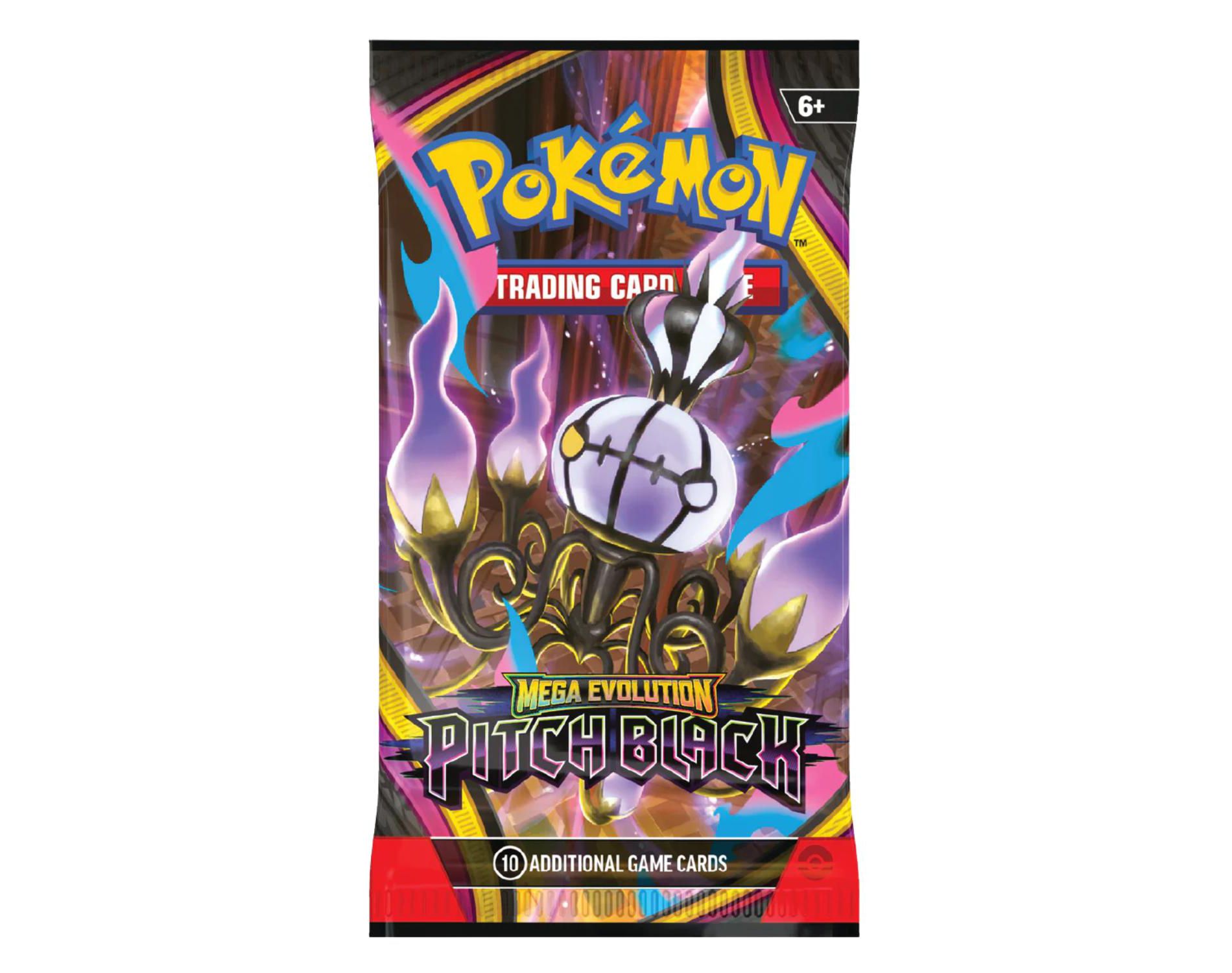 Pokemon ME5 Mega Evolution Pitch Black Booster Pack | Mega Chandelure ex