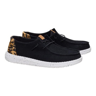 Обувь HEYDUDE Women Wendy Wildcat , Black/Leopard, 7 — фото 8