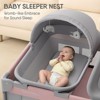 BabyBond 4 in 1 Convertible Baby Playard, Baby Bassinet, Diper Changer, Portable Crib with Mattress, Mosquito Net and Toy Bar for Newborn to Toddles - 3 of 4