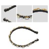 Unique Bargains Women's Bling Faux Pearl Sparkle Rhinestone Padded Headband 0.59 Inch Wide 1 Pc - 3 of 4