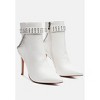 Kendra Faux Leather High Heel Stiletto Boots Women - 3 of 4