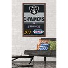 Trends International NFL Las Vegas Raiders - Champions 23 Framed Wall Poster Prints - 2 of 4