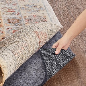 Veken 8x10 ft - 1/4” Thick Non-Slip Rug Pad for Hardwood Floors