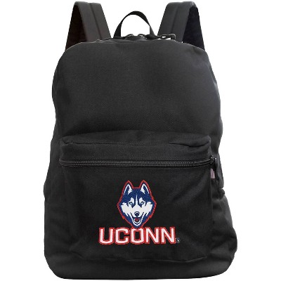  NCAA Connecticut Huskies Black Premium Backpack 