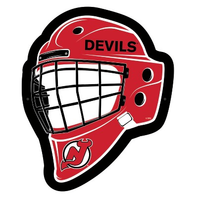 Evergreen Ultra-Thin Edgelight LED Wall Decor, Helmet, New Jersey Devils- 15.6 x 19 Inches Made In USA