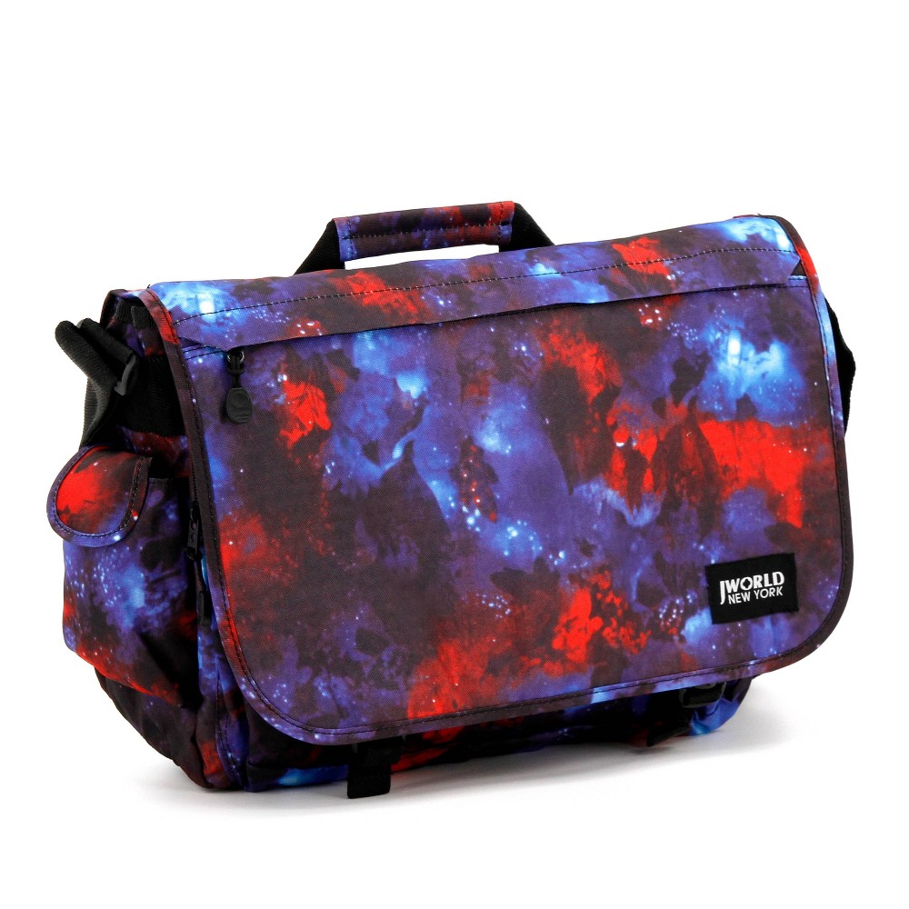 Photos - Other Bags & Accessories JWorld Thomas Laptop Messenger Bag - Galaxy: Water Resistant, Gender Neutr