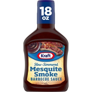 Kraft Mesquite Smoke Slow-Simmered BBQ Barbecue Sauce (18 oz Bottle) - 1 of 1