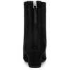 BLISSFUL STEP Women's Block Heels Square Toe Back Zip Ankle Boots - 4 of 4