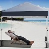 10 x 10 Pop Up Canopy, Beach Tent 3 Adjustable Heights, Easy Up Sun Shade w/ Wheeled Carry Bag, Outdoor Portable Shelter for Events, Parties, Camping - 4 of 4
