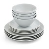 Portmeirion Sophie Conran Arbor 12 Piece Set - Dove Grey - 3 of 3