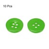 Unique Bargains Resin Snap Fastener Round Flat 4-Hole Sewing Buttons 10 Pcs - 3 of 4