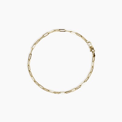 sanctuaire Dainty Links Bracelet 14K Solid Gold