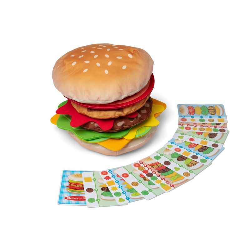 Melissa &#38; Doug Burger Matching, Catching, and Stacking Games, 3 of 10