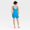 Women's Brushed Sculpt Rib Short Active Bodysuit - All In Motion™ - 2 of 4