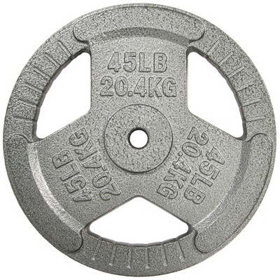 Sapphtopaz Standard Cast Iron Weight Plates for Barbell, 1-Inch Barbell Plates for Strength Training in Home & Gym, Multiple Weights