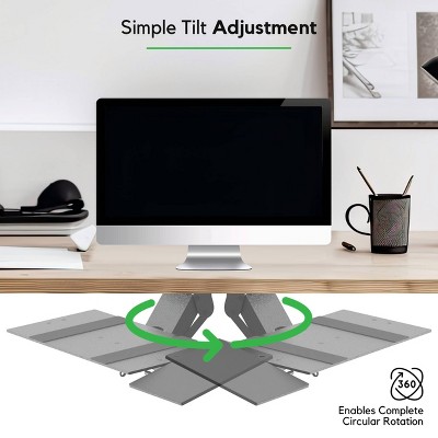 Adjustable Black Steel Under-Desk Keyboard Tray with Mouse Pad
