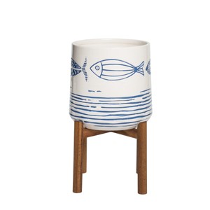 Beachcombers Large Fish Planter - 1 of 2